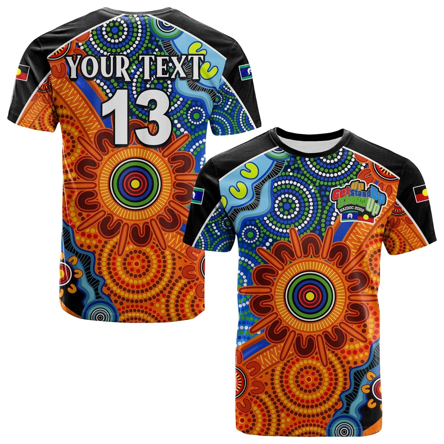 custom-text-and-number-naidoc-week-2022-t-shirt-aboriginal-and-torres-strait-islanders-together