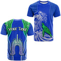 custom-personalised-torres-strait-islands-t-shirt-the-dhari-mix-aboriginal-turtle-version-blue