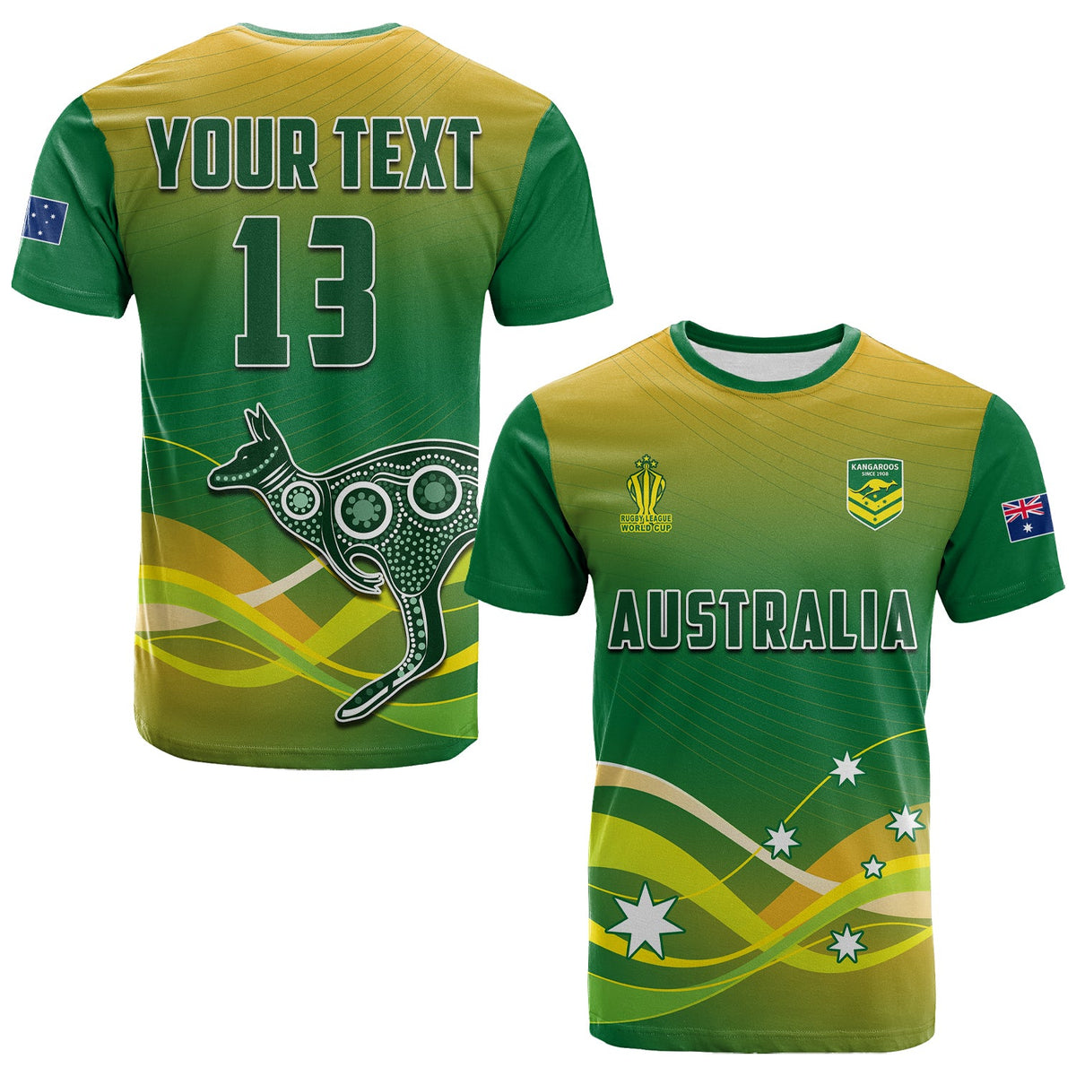 custom-text-and-number-australia-rugby-t-shirt-champions-rlwc-kangaroos-world-cup-rugby
