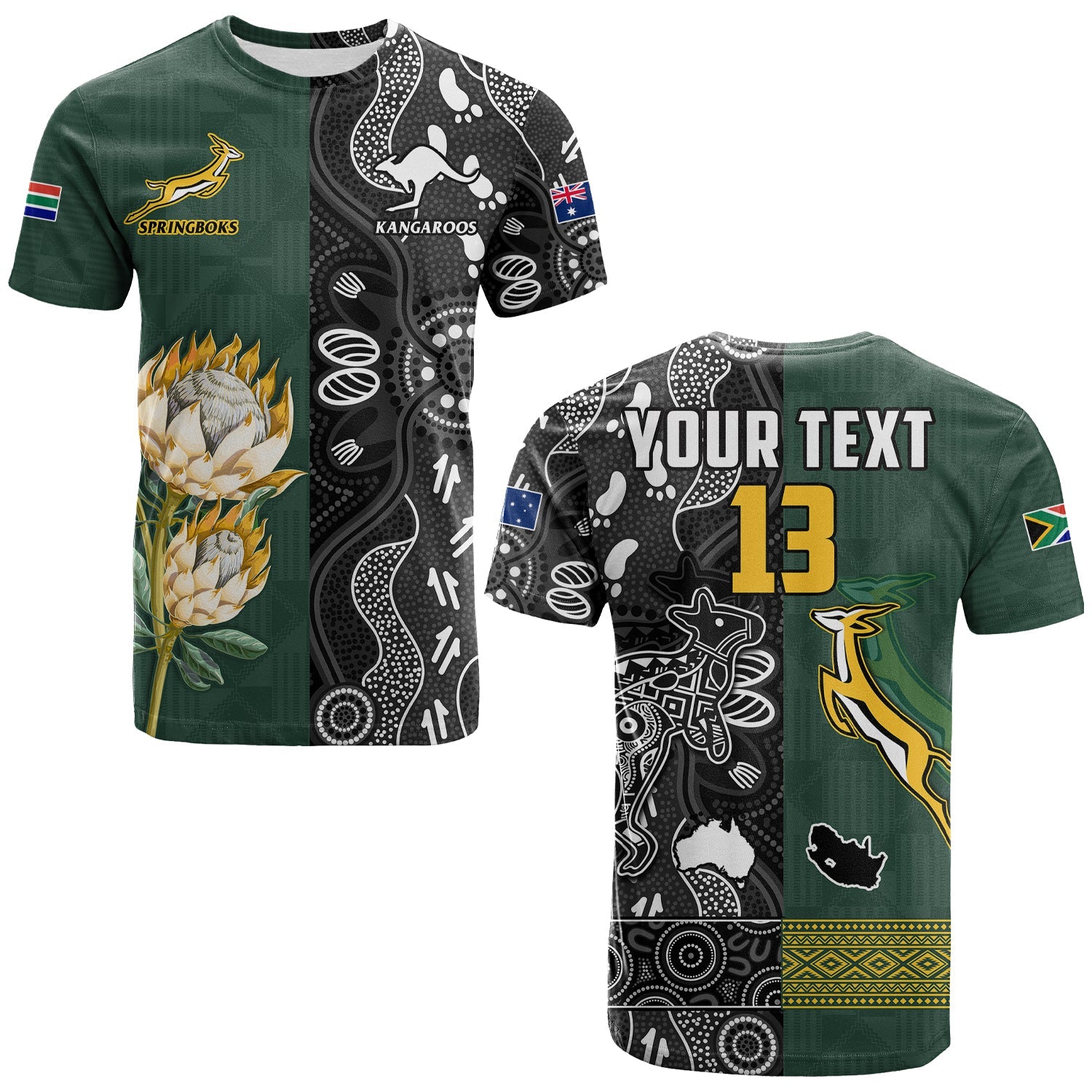 custom-text-and-number-south-africa-and-australia-rugby-t-shirt-go-springboks-vs-kangaroos