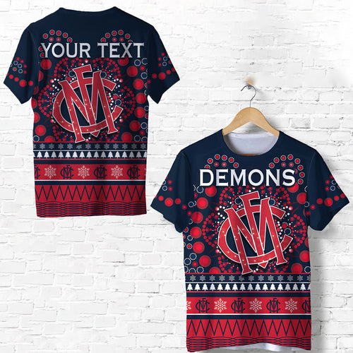 custom-personalised-demons-merry-christmas-t-shirt-melbourne-football-indigenous