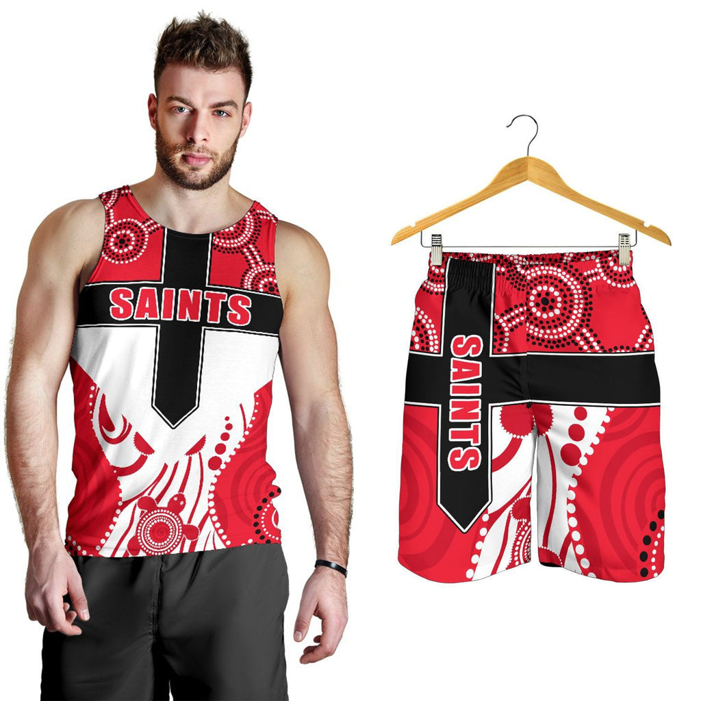 combo-men-tank-top-and-men-short-saints-enthusiasm-st-kilda-indigenous