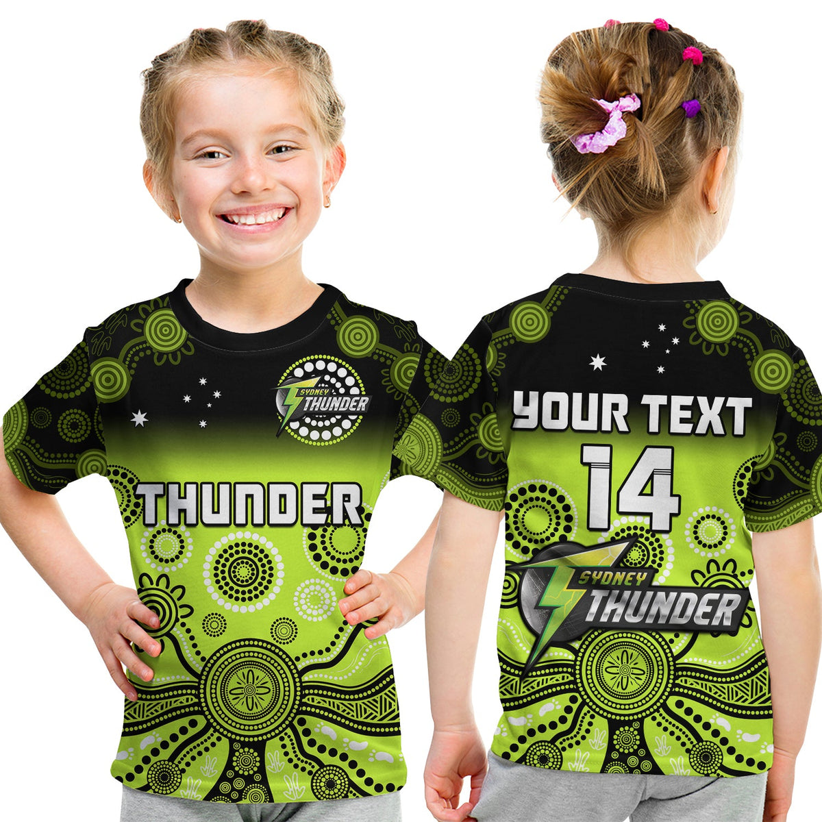 custom-text-and-number-thunder-t-shirt-kid-sydney-gradient-aboriginal-art