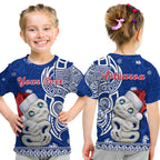 custom-personalised-new-zealand-christmas-t-shirt-hei-tiki-blue-pohutukawa-meri-kirihimete
