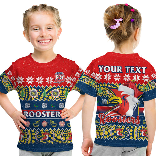 custom-personalised-sydney-roosters-christmas-t-shirt-easts-aboriginal-art-merry-xmas