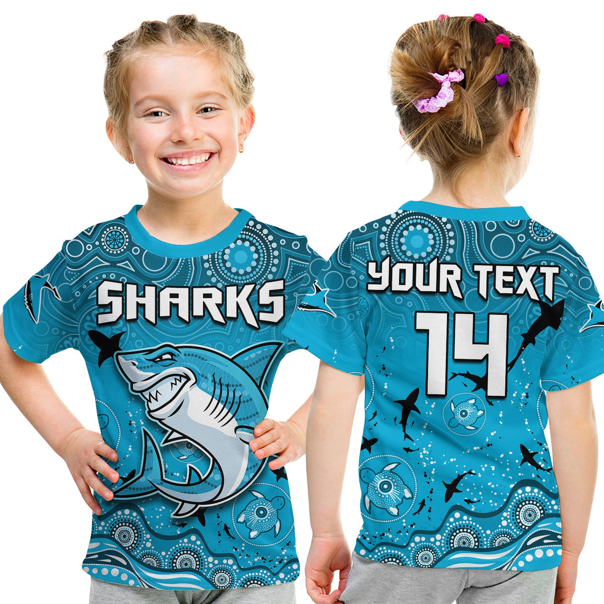 custom-text-and-number-sharks-rugby-t-shirt-kid-go-sharkies-aboriginal-special-version
