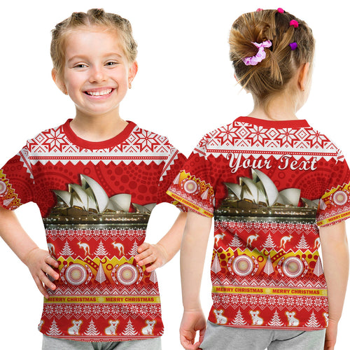 custom-personalised-australia-t-shirt-kid-sydney-opera-house-aboriginal-art-merry-christmas