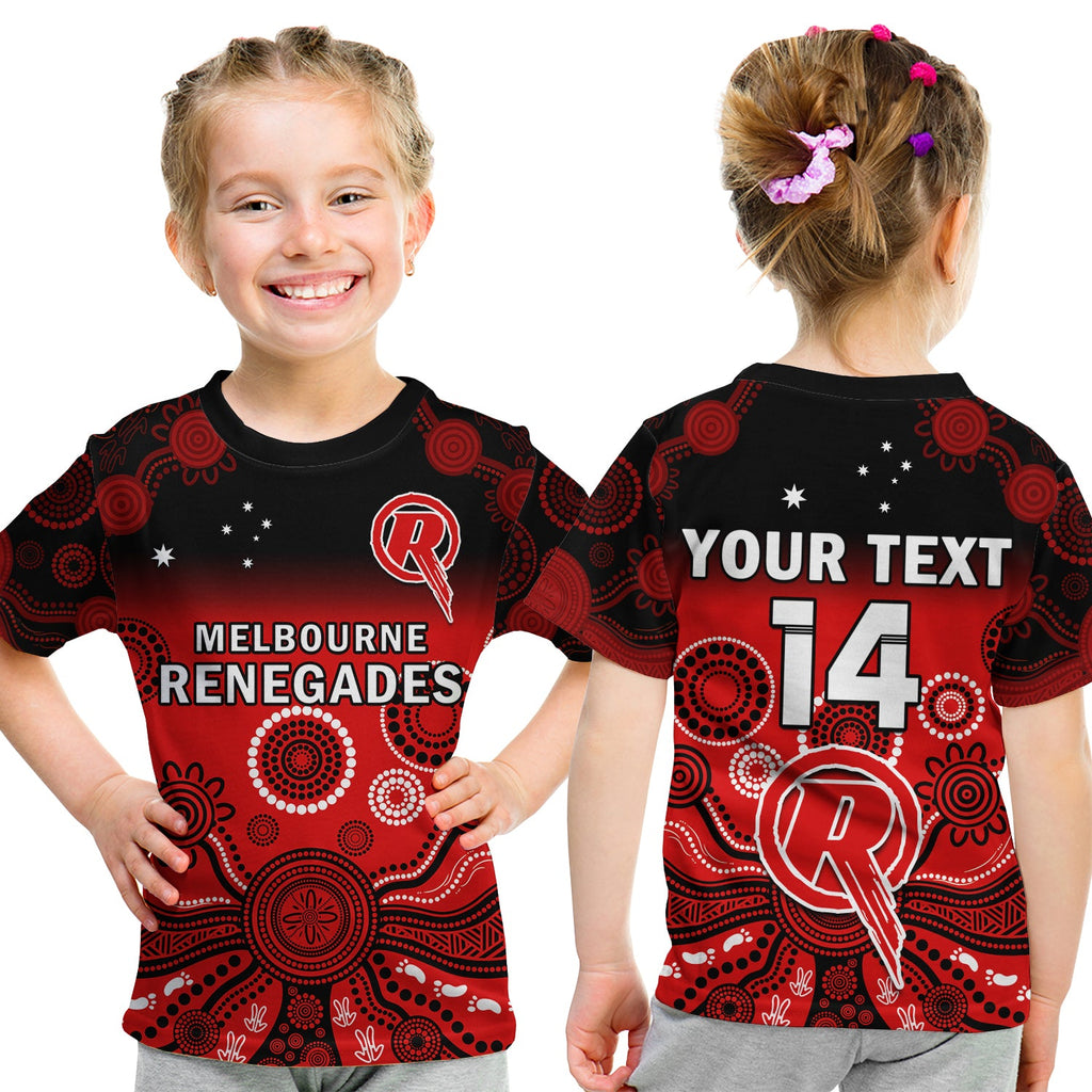 custom-text-and-number-renegades-cricket-t-shirt-melbourne-team-green-gradient-aboriginal-art