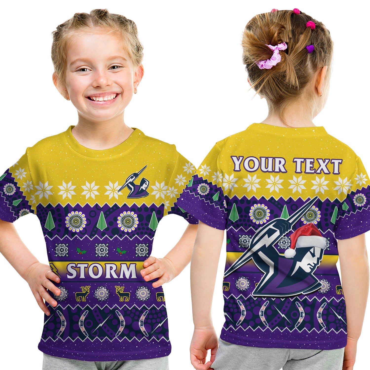 custom-personalised-melbourne-storm-christmas-t-shirt-aboriginal-art-merry-xmas