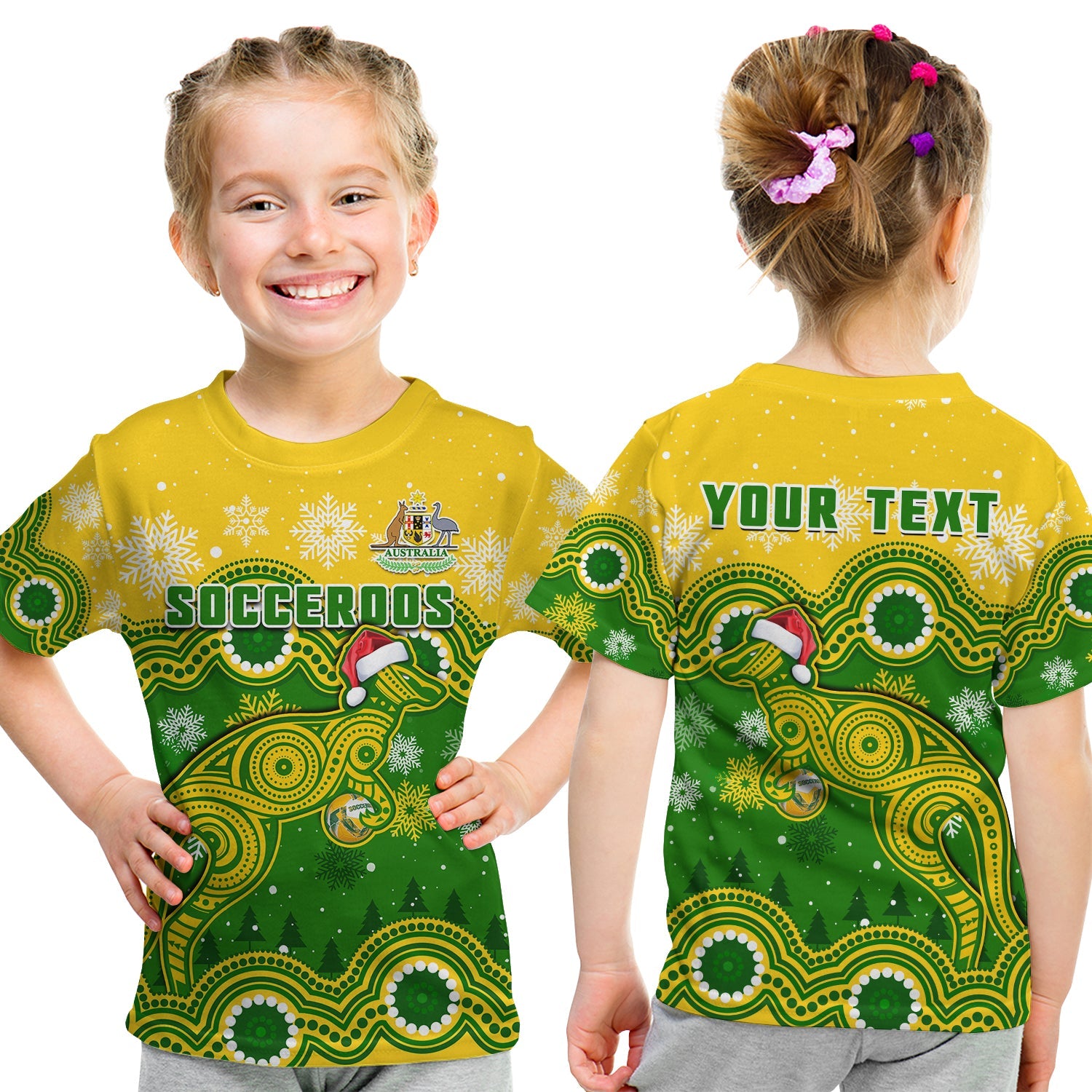 custom-personalised-australia-soccer-christmas-t-shirt-kid-socceroos-indigenous-kangaroo