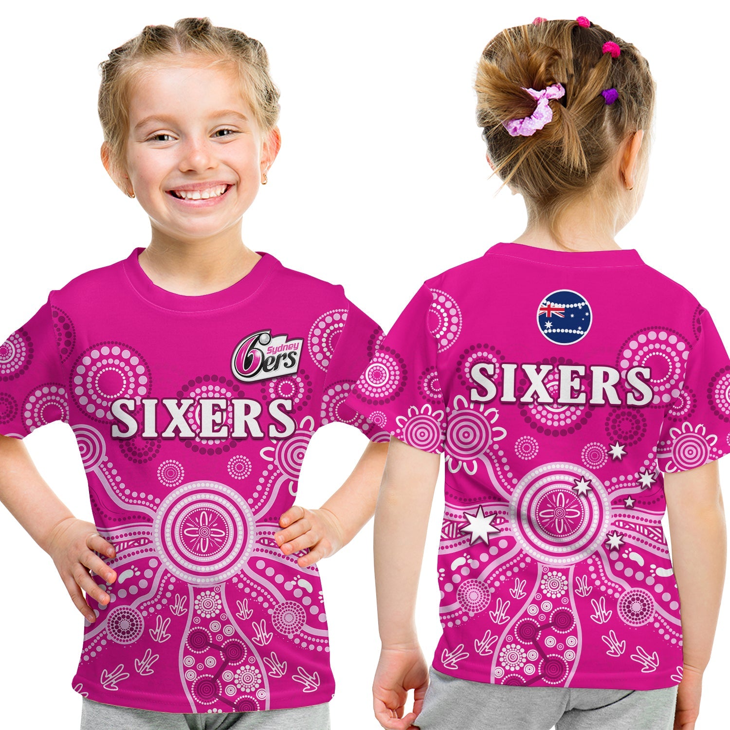 custom-text-and-number-sydney-sixers-t-shirt-cricket-indigenous-australian-art-ver02