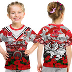 custom-text-and-number-dragons-rugby-anzac-2023-t-shirt-aboriginal-mix-poppy-lest-we-forget