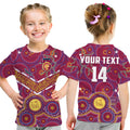 custom-text-and-number-brisbane-football-t-shirt-kid-indigenous-pattern-go-lions-unique-version