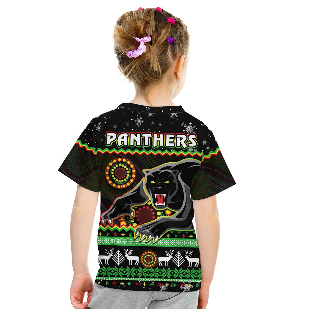 panthers-christmas-t-shirt-aboriginal-pattern-penrith-black-version