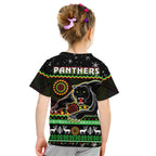 panthers-christmas-t-shirt-aboriginal-pattern-penrith-black-version