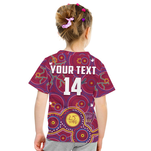 custom-text-and-number-brisbane-football-t-shirt-kid-indigenous-pattern-go-lions-unique-version