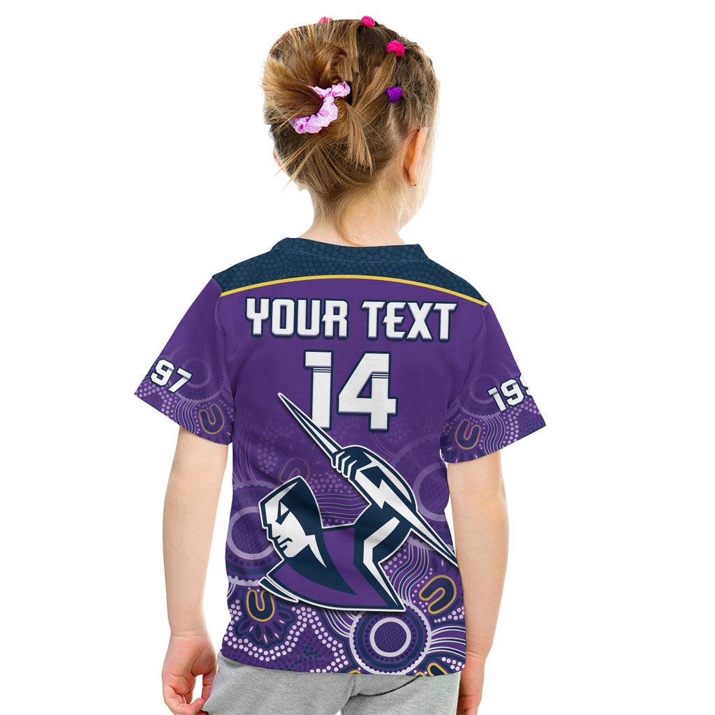 custom-text-and-number-melbourne-storm-rugby-t-shirt-kid-indigenous-boomerang-gradient-style