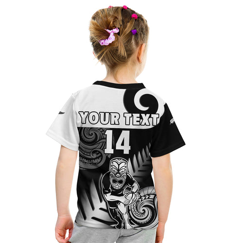 custom-text-and-number-new-zealand-silver-fern-rugby-t-shirt-kid-all-black-maori-koru