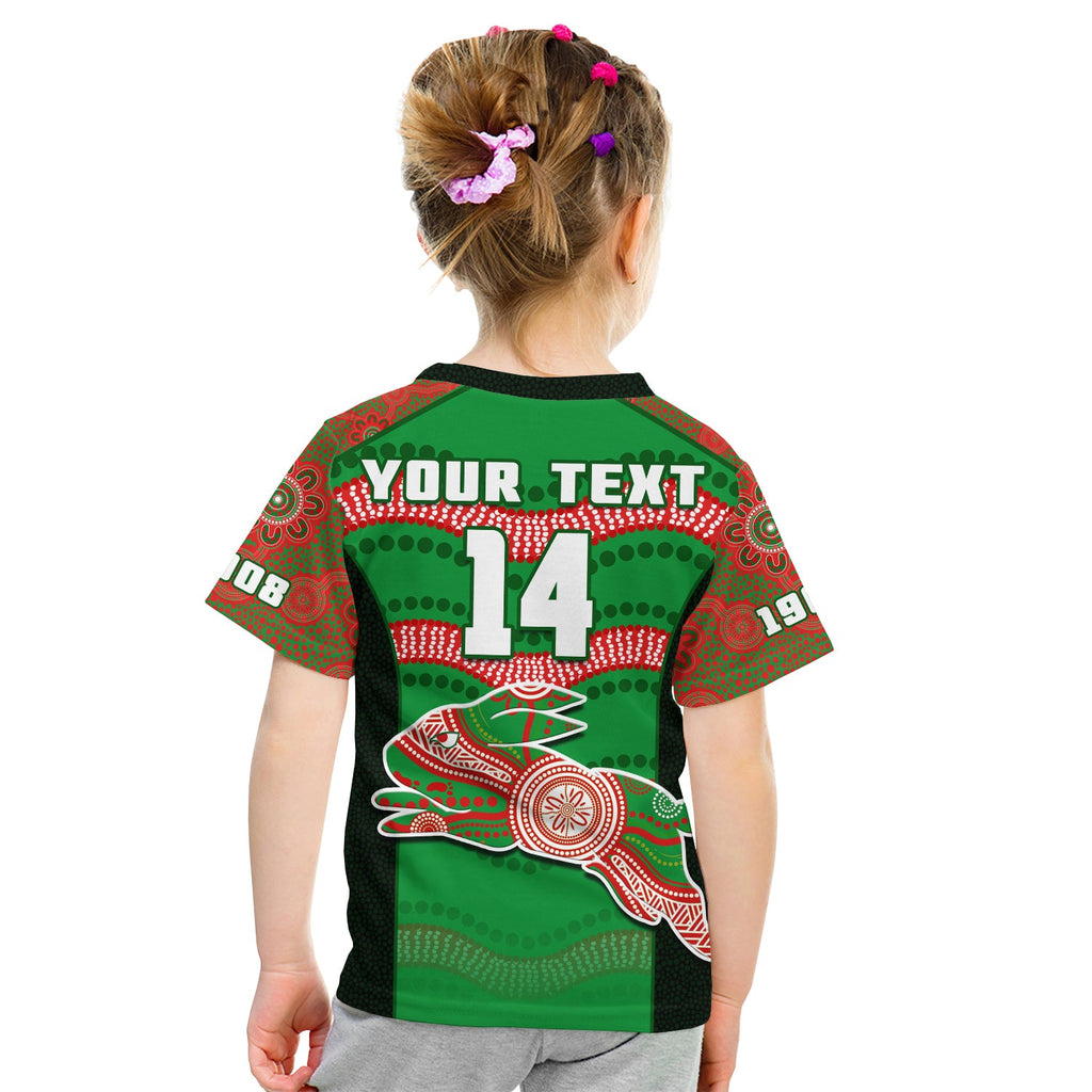 custom-text-and-number-rabbitohs-rugby-t-shirt-souths-1908-aboriginal-dot-painting-go-bunnies
