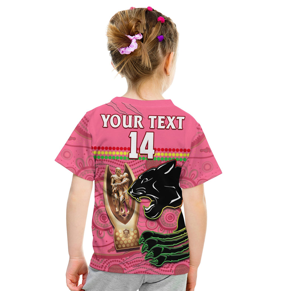 custom-text-and-number-panthers-rugby-t-shirt-kid-the-riff-2022-premiers-aboriginal-pink