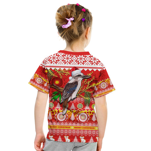 australia-t-shirt-kookaburra-mix-golden-wattle-aboriginal-art-merry-christmas