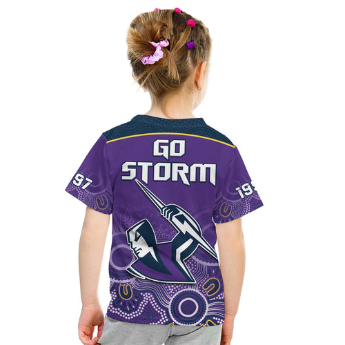 melbourne-storm-rugby-t-shirt-kid-indigenous-boomerang-gradient-style
