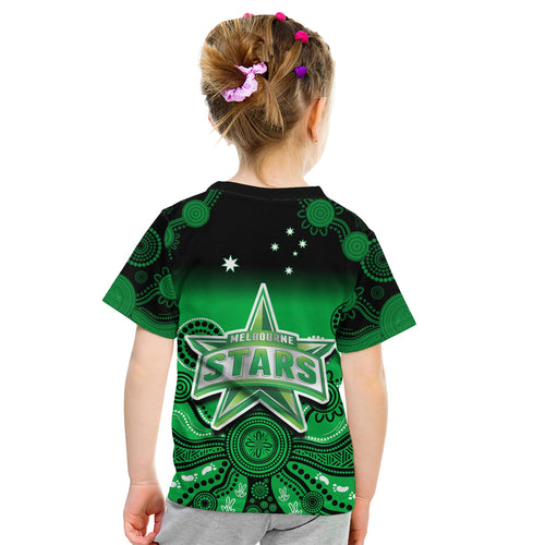 stars-cricket-t-shirt-kid-melbourne-team-green-gradient-aboriginal-art