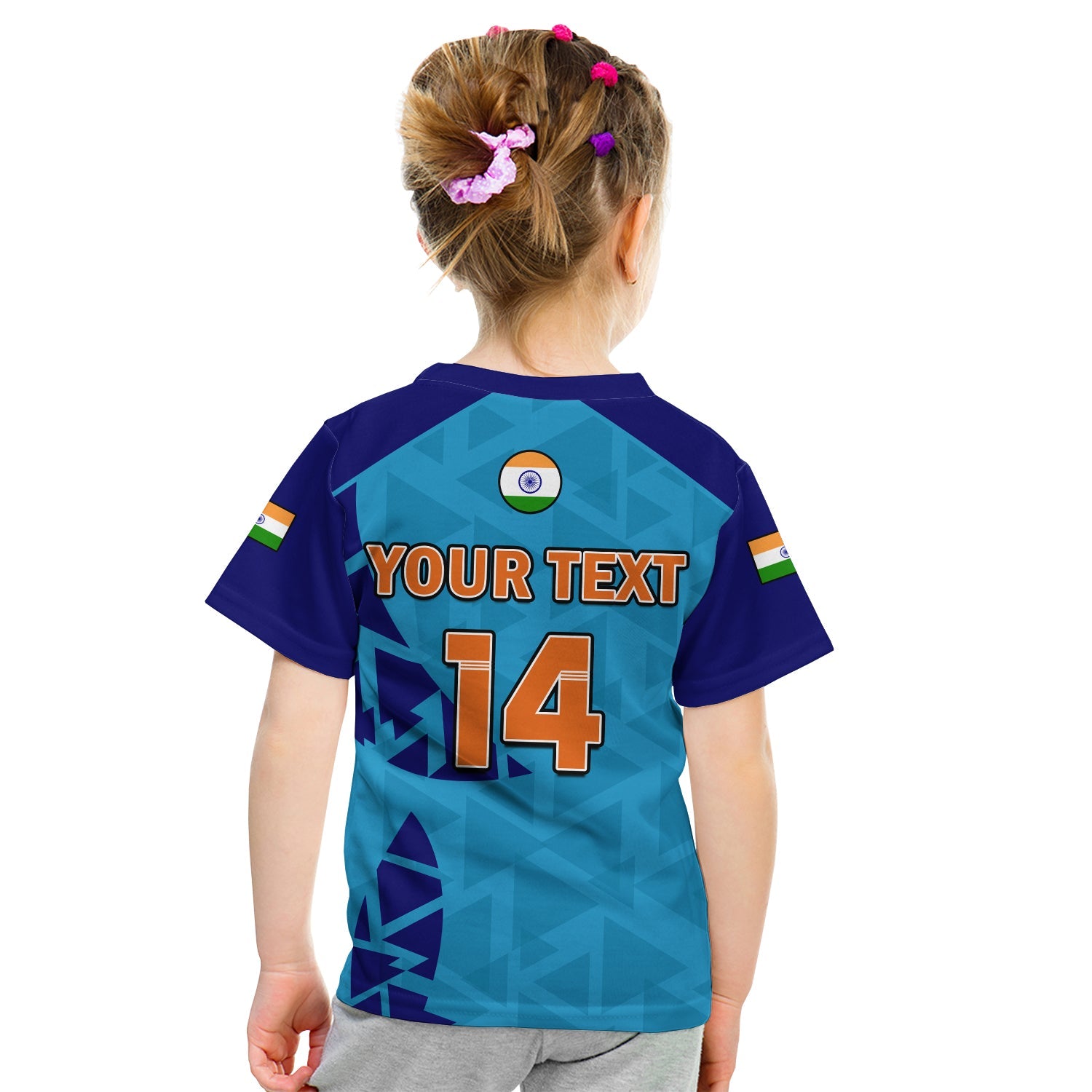 custom-text-and-number-india-cricket-t-shirt-kid-men-in-blue-2022-mens-t20-world-cup