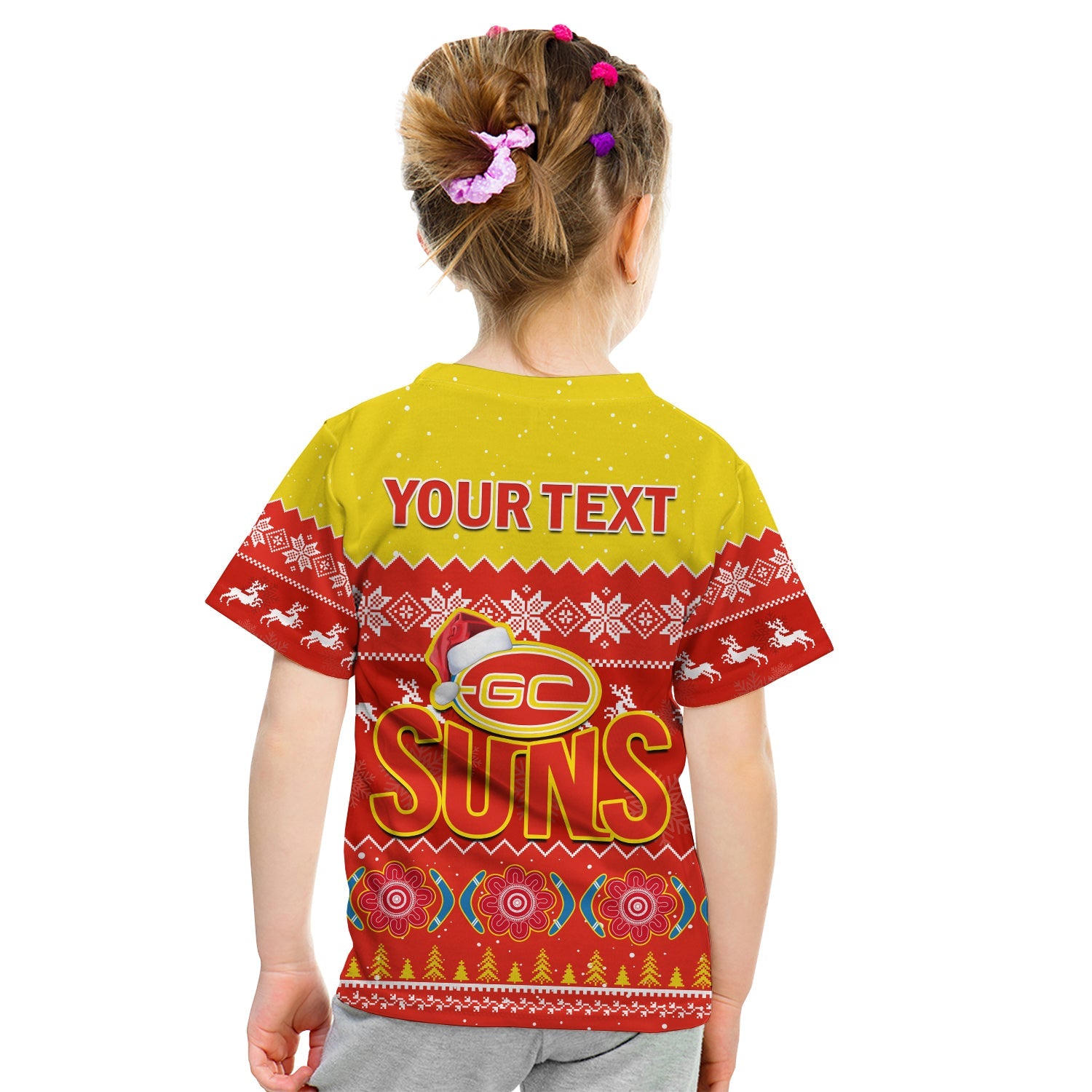 custom-personalised-gold-coast-football-t-shirt-suns-aboriginal-merry-christmas