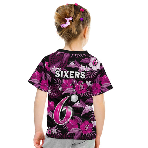 sydney-sixers-cricket-t-shirt-aboriginal-art-mix-tropical-flowers
