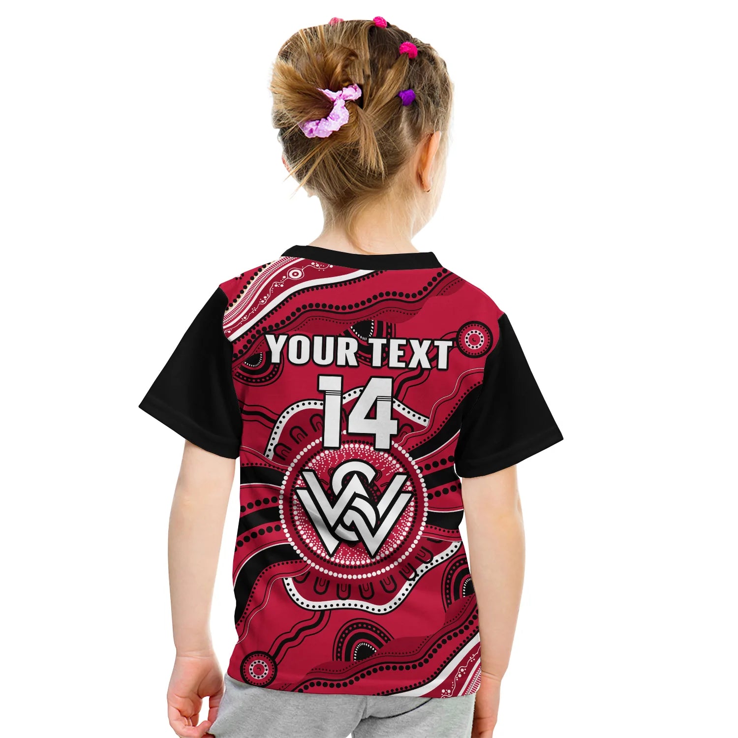 custom-text-and-number-western-sydney-wanderers-football-t-shirt-kid-aboriginal-art