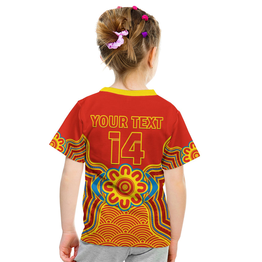 custom-text-and-number-gold-coast-football-t-shirt-kid-suns-indigenous-pattern