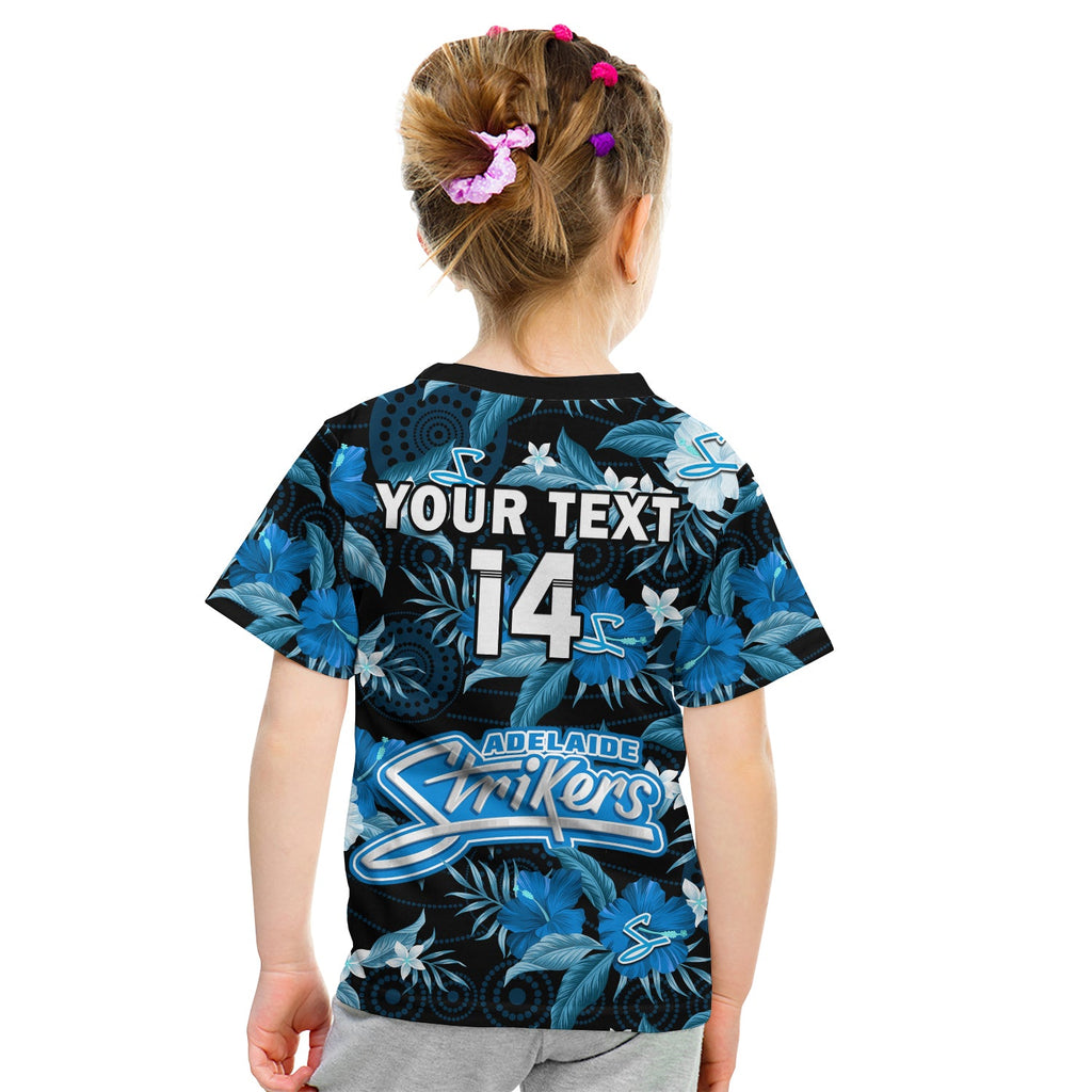 custom-text-and-number-adelaide-strikers-cricket-t-shirt-kid-aboriginal-art-mix-tropical-flowers