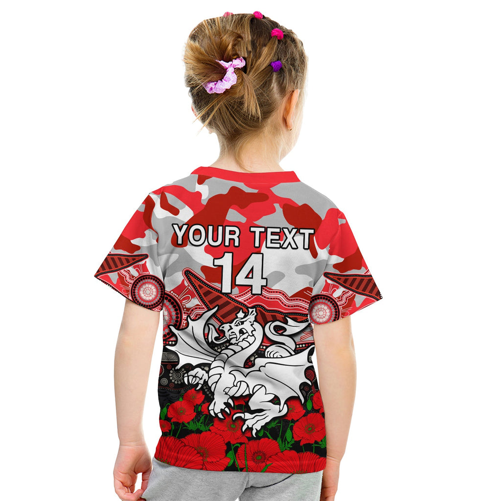custom-text-and-number-dragons-rugby-anzac-2023-t-shirt-aboriginal-mix-poppy-lest-we-forget