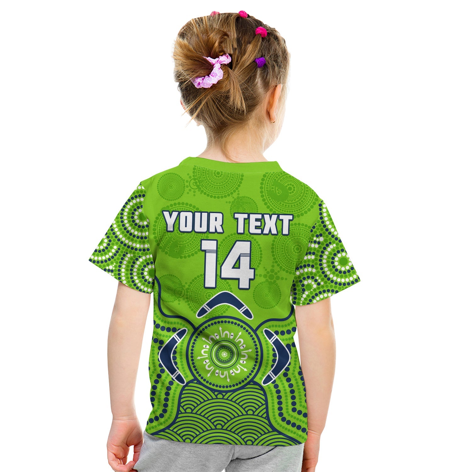 custom-text-and-number-raiders-rugby-t-shirt-kid-the-green-machine-indigenous-artsy