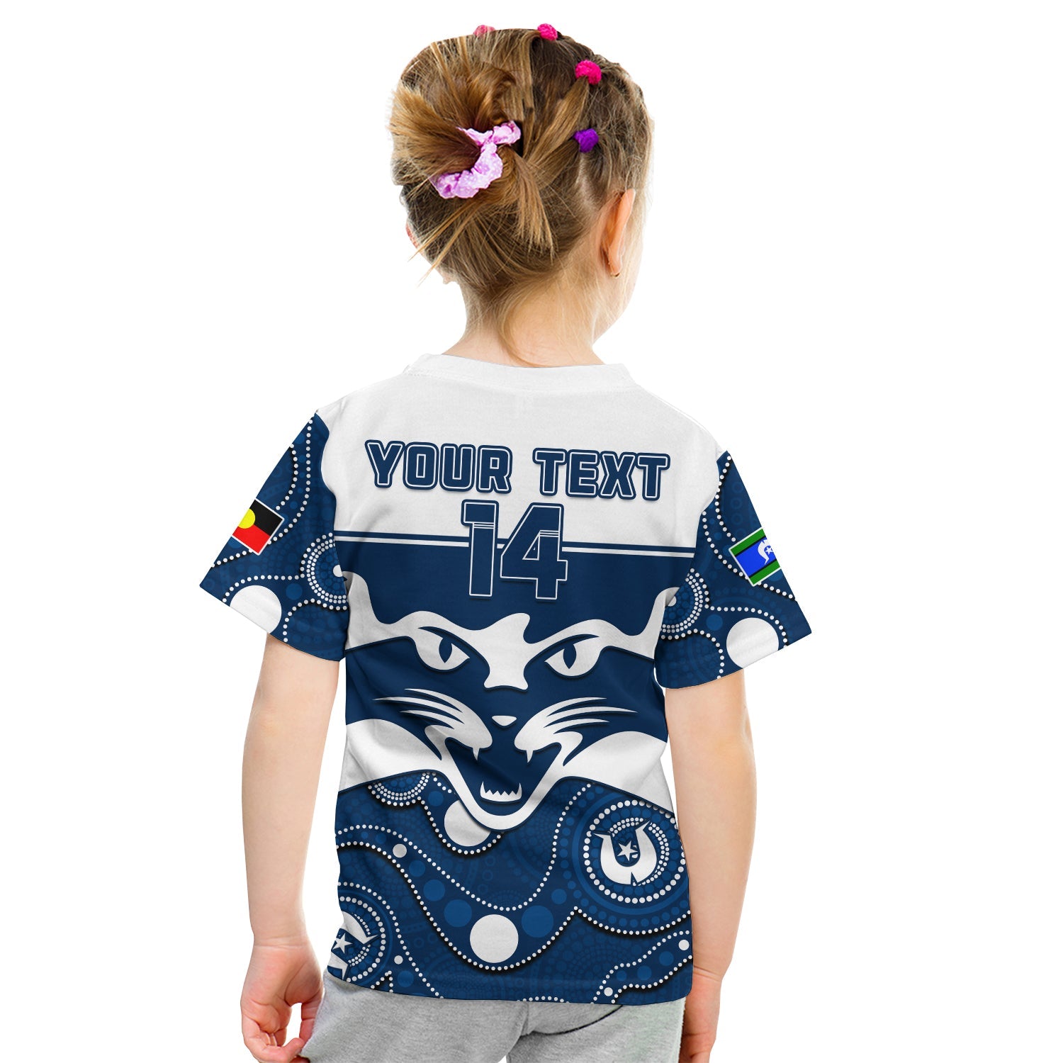 custom-text-and-number-geelong-football-naidoc-2023-t-shirt-kid-cats-for-our-elders-indigenous-art