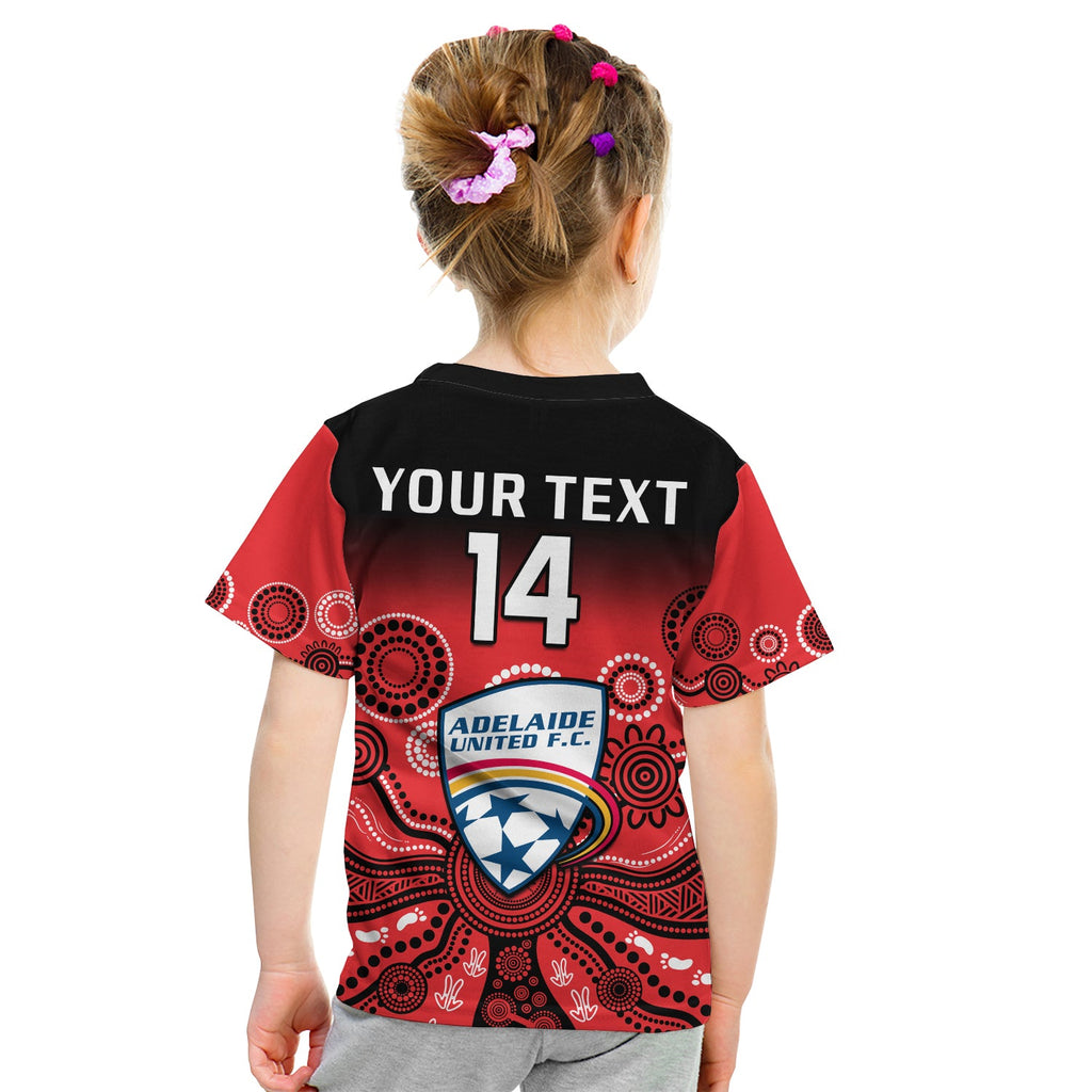 custom-text-and-number-adelaide-united-football-t-shirt-kid-indigenous-art
