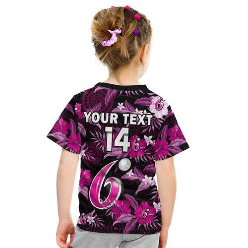 custom-text-and-number-sydney-sixers-cricket-t-shirt-kid-aboriginal-art-mix-tropical-flowers