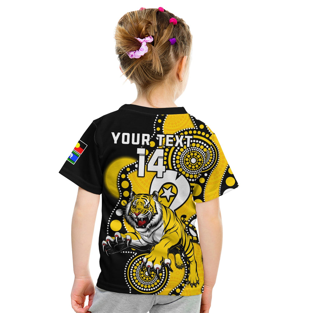 custom-text-and-number-richmond-football-naidoc-2023-t-shirt-kid-tigers-for-our-elders-indigenous-art