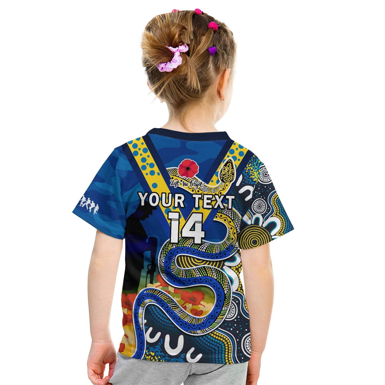 custom-text-and-number-eels-rugby-anzac-2023-t-shirt-aboriginal-mix-poppy-lest-we-forget