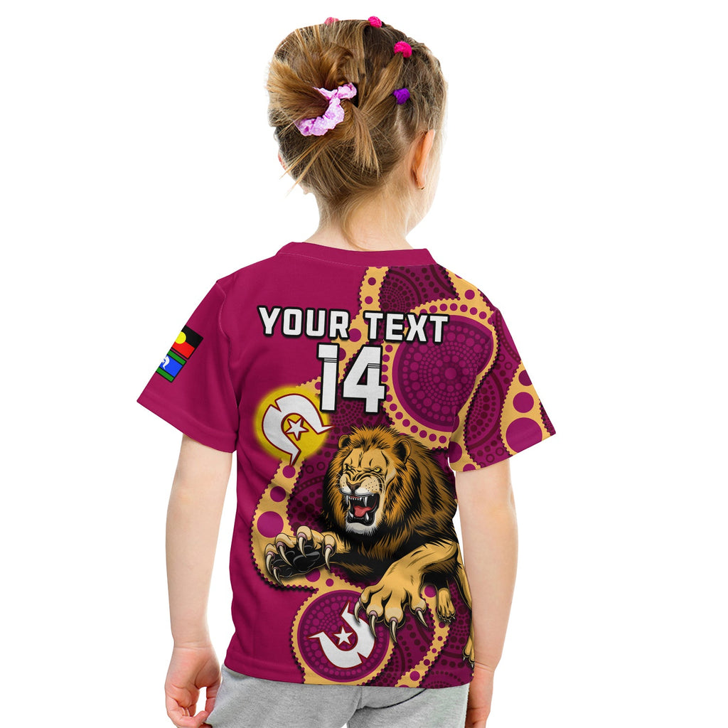 custom-text-and-number-brisbane-lions-football-naidoc-2023-t-shirt-kid-for-our-elders-indigenous-art