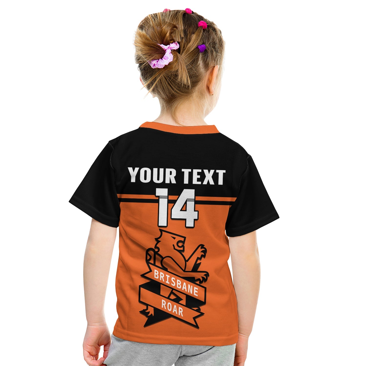 custom-text-and-number-brisbane-roar-football-t-shirt-go-lions-simple-style