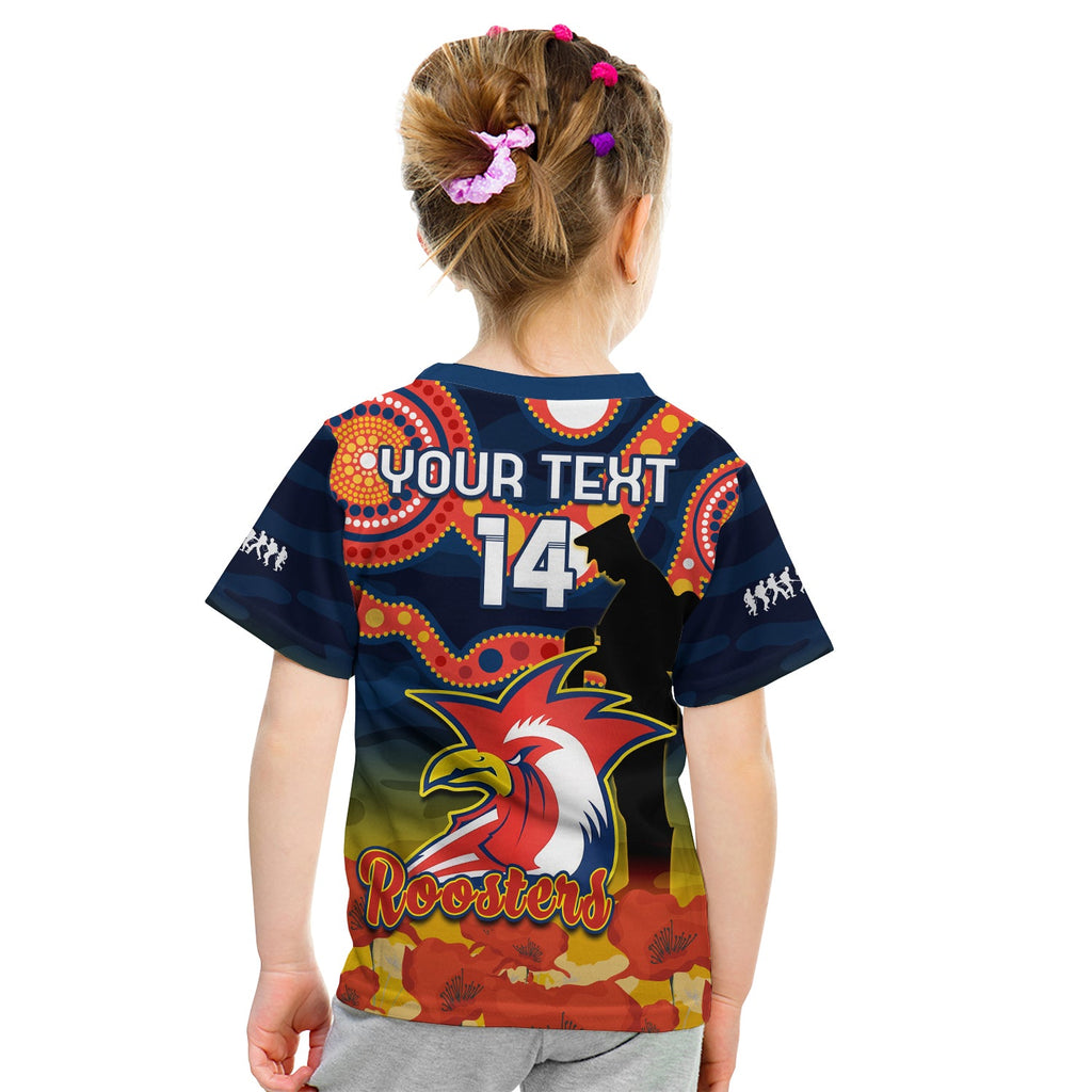 custom-text-and-number-roosters-rugby-anzac-2023-t-shirt-dots-poppy-mix-camouflage-lest-we-forget