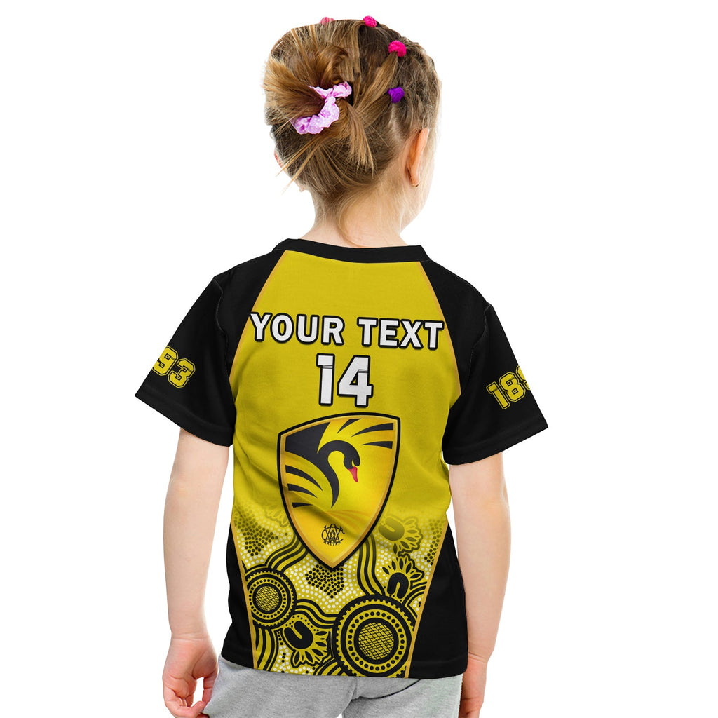 custom-text-and-number-western-australia-cricket-2023-t-shirt-kid-warriors-sheffield-shield-indigenous