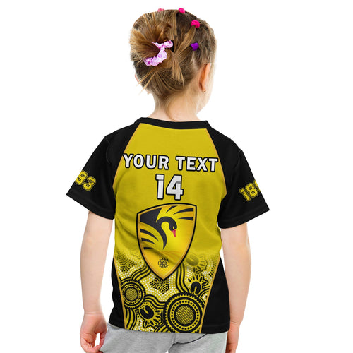 custom-text-and-number-western-australia-cricket-2023-t-shirt-kid-warriors-sheffield-shield-indigenous