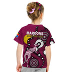 maroons-rugby-naidoc-2023-t-shirt-kid-qld-for-our-elders-indigenous-art