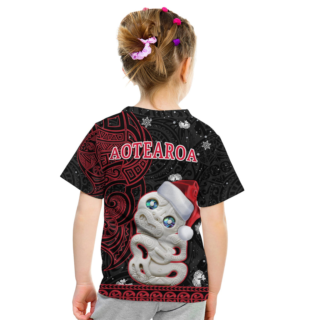 custom-personalised-new-zealand-christmas-t-shirt-hei-tiki-red-pohutukawa-meri-kirihimete