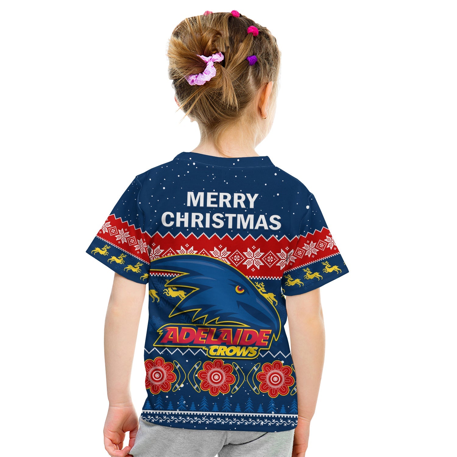 adelaide-football-t-shirt-kid-crows-indigenous-merry-christmas