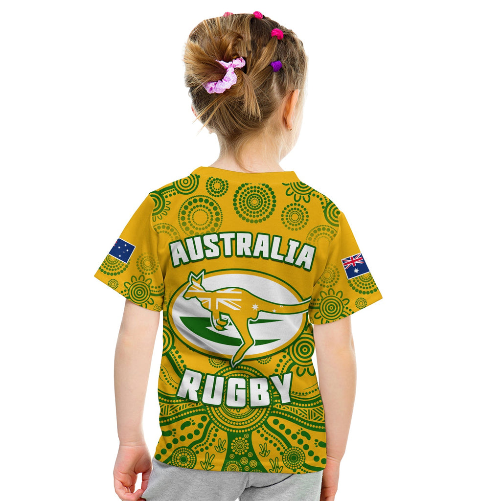 australia-2022-rugby-t-shirt-kid-wallabies-aboriginal-yellow-style
