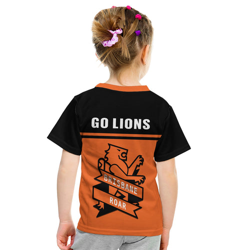 brisbane-roar-football-t-shirt-kid-go-lions-simple-style
